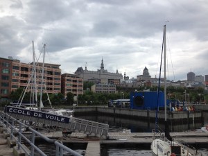 Québec vue du bassin Louise