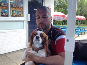 James et sa petite Charlotte