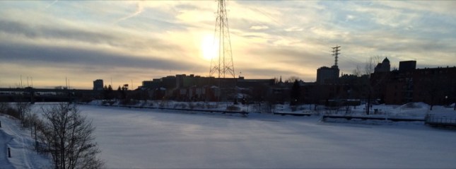 La rivière St Charles le 18 au matin